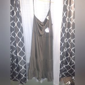 Olive green sundress